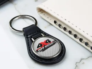 Custom Leather Keyring Durable Sports Limited Edition